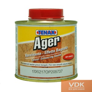 AGER 0.25L Tenax пропитка для защиты мрамора и гранита "мокрый эффект"