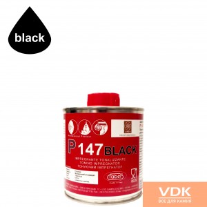 P 147 Black 250ml impregnating, colour-enhancing, stain-proof, and wet-look
