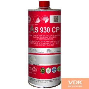 AS 930 CP stain-proof protective treatment with a natural finish and acid-resistant features.