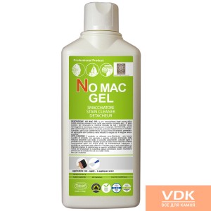 NO MAC GEL 0.5L is a water-based stain remover to be used for the extraction and removal of colored spots from all types of surfaces