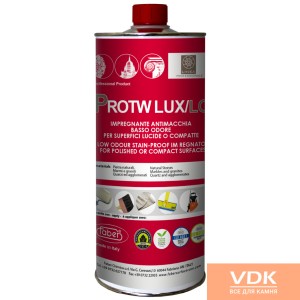 PROTW LUX LO 1L High-performance, solvent-based, and low-odour stain-proof treatment for natural stone and agglomerates.