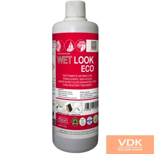 WET LOOK ECO Water-based, impregnating, colour-enhancing, stain-proof, and matt wet-look, non-filming treatment for all absorbent surfaces.